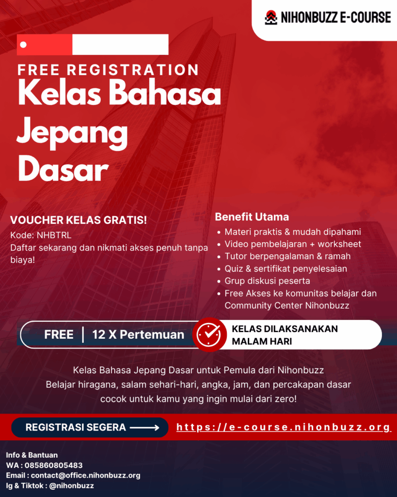 Kelas bahasa jepang 2